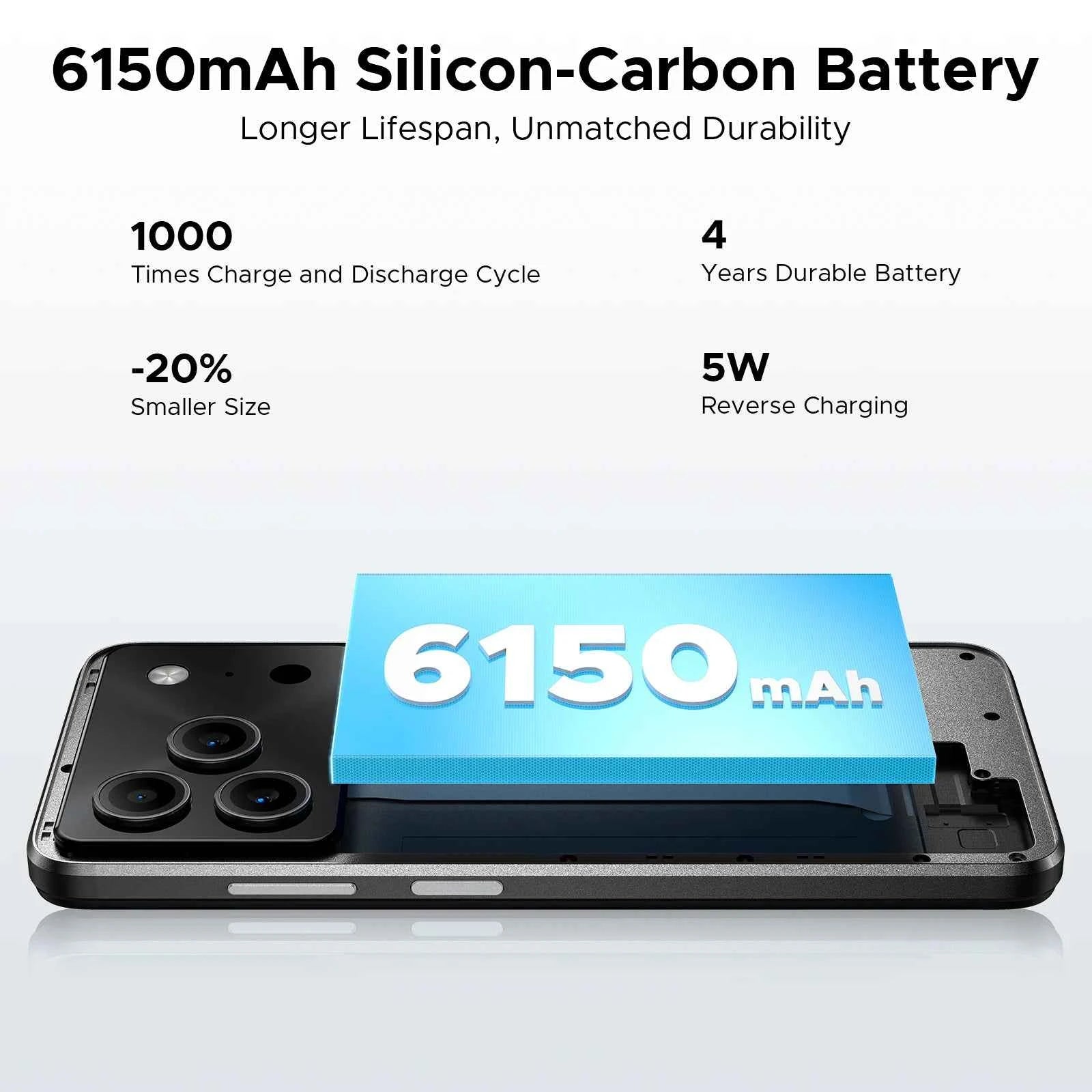 DOOGEE Note 56 Smartphone | Android 16, 6150mAh, 6.56" 90Hz, 24GB RAM
