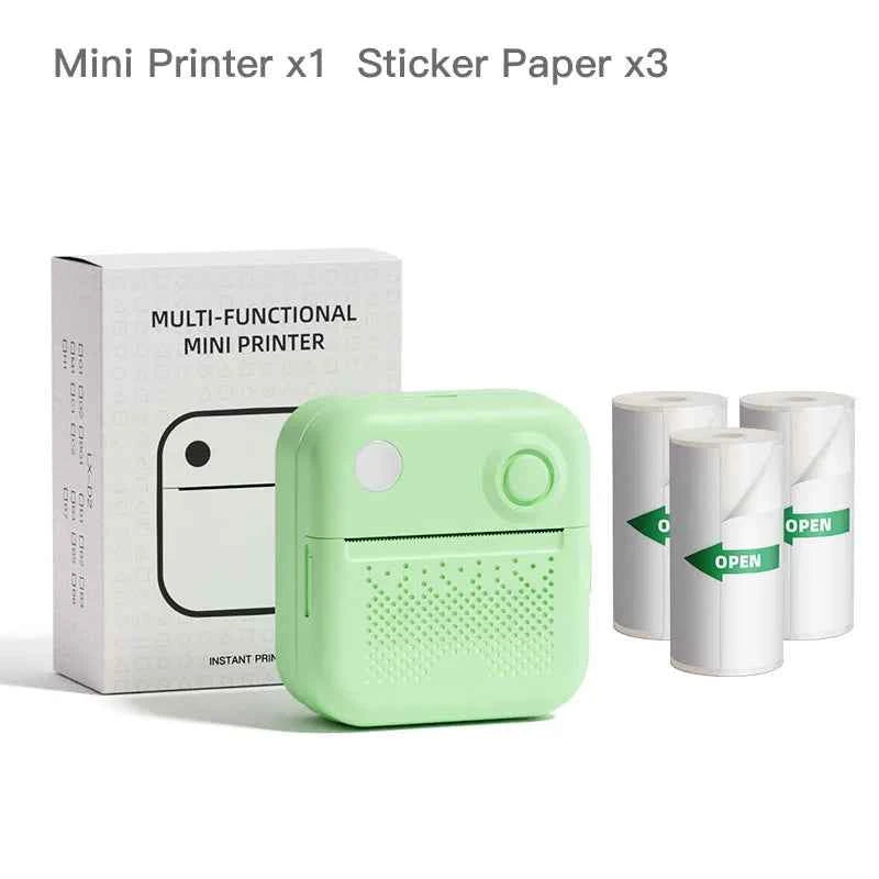 Dolewa D3 Mini Portable Thermal Printer — Bluetooth, Label & Photo Printing, No Ink Required