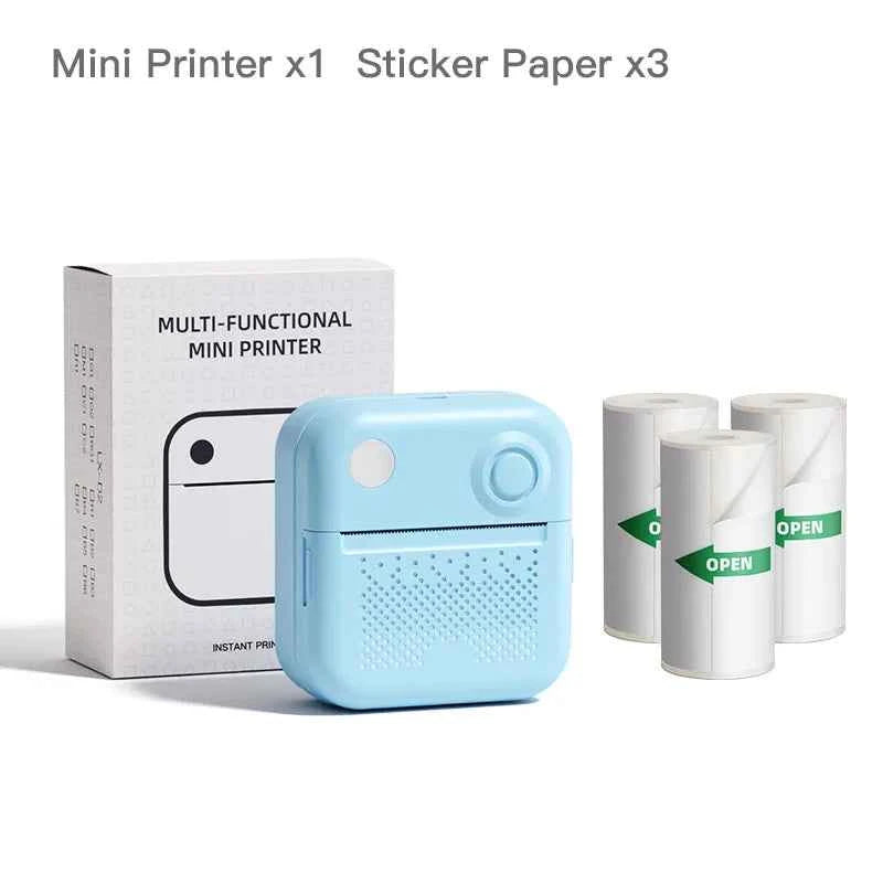 Dolewa D3 Mini Portable Thermal Printer — Bluetooth, Label & Photo Printing, No Ink Required