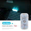 Mini Wireless LED Touch Car Interior Light – USB Rechargeable Ceiling Reading Lamp for Door & Trunk