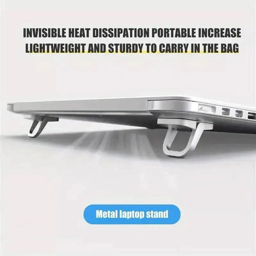 2-Pack Laptop Stand Set with Keyboard Riser & Elevator – Mini Portable Laptop Supports for Desk
