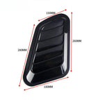 Universal Car Hood Scoop Carbon Fiber Vent Cover – Air Intake Styling (2PCS)