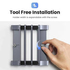 UGREEN Vertical Laptop Stand – Triple Slot Aluminium Holder for MacBook Air/Pro, iPad & Phone | Desk Organiser