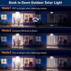 Solar Security Flood Light | 234 LED, 3 Modes, Motion Sensor, Remote, IP65