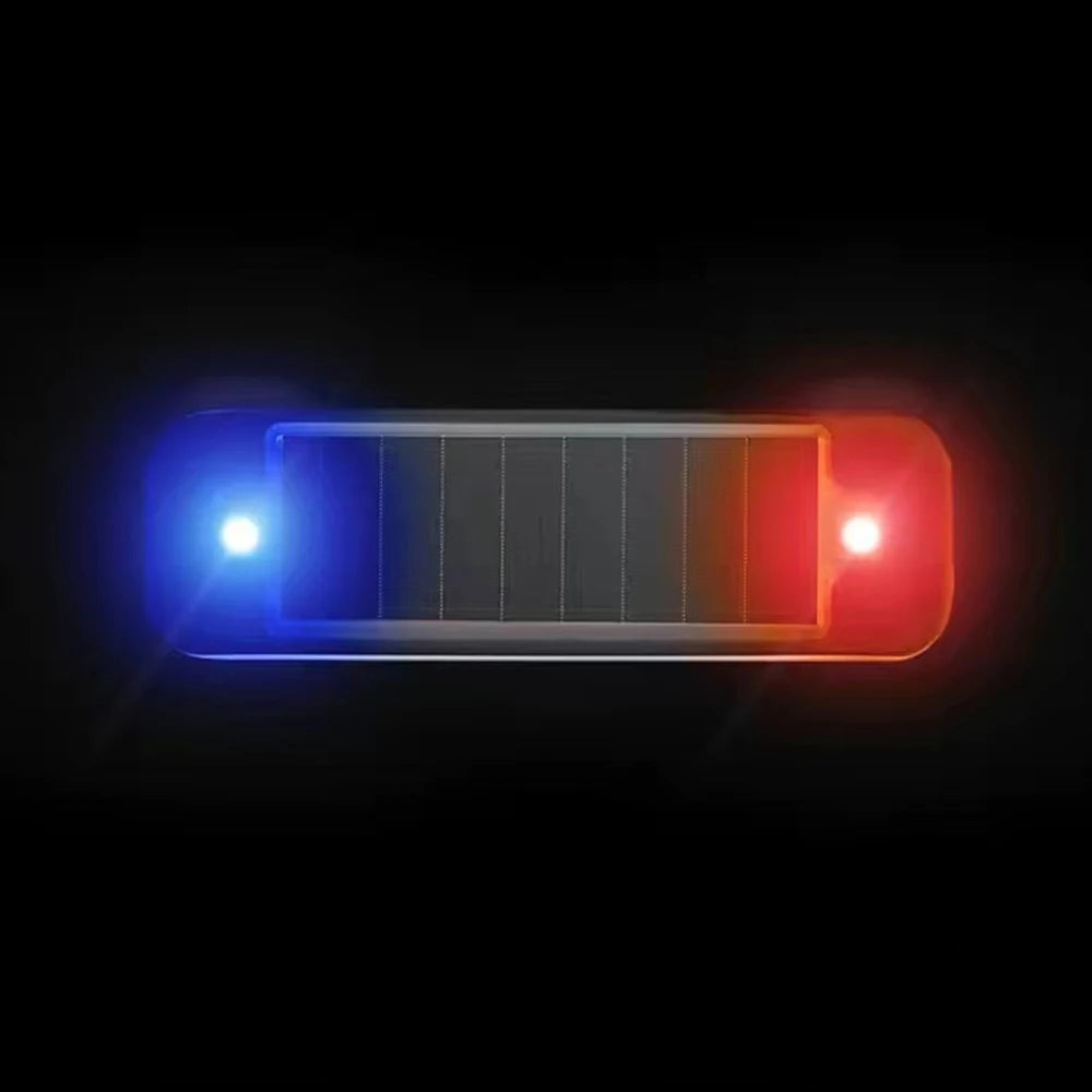 Mini Solar LED Car Dummy Alarm Light – Wireless Anti-Theft Flashing Warning Lamp