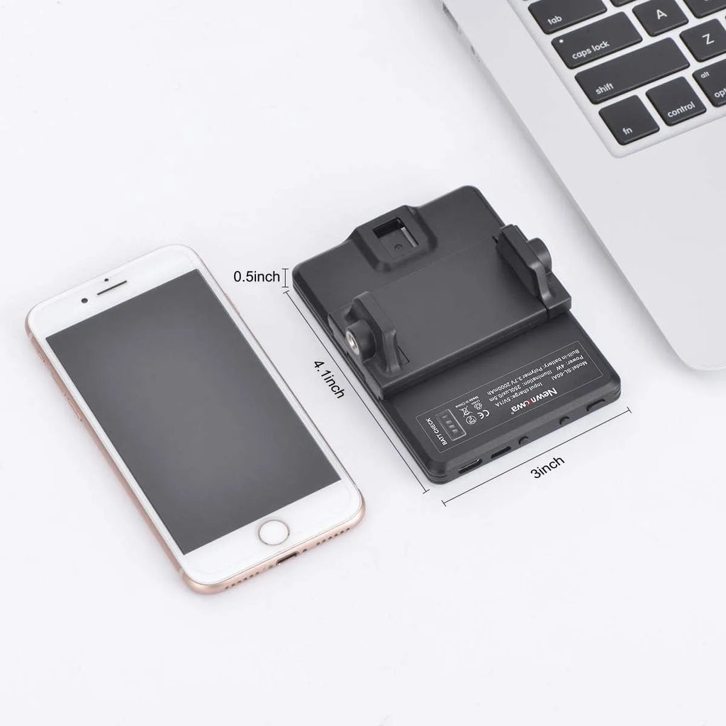 LED Clip-On Selfie & Video Conference Light – 3 Lighting Modes for iPhone, Laptop & Camera