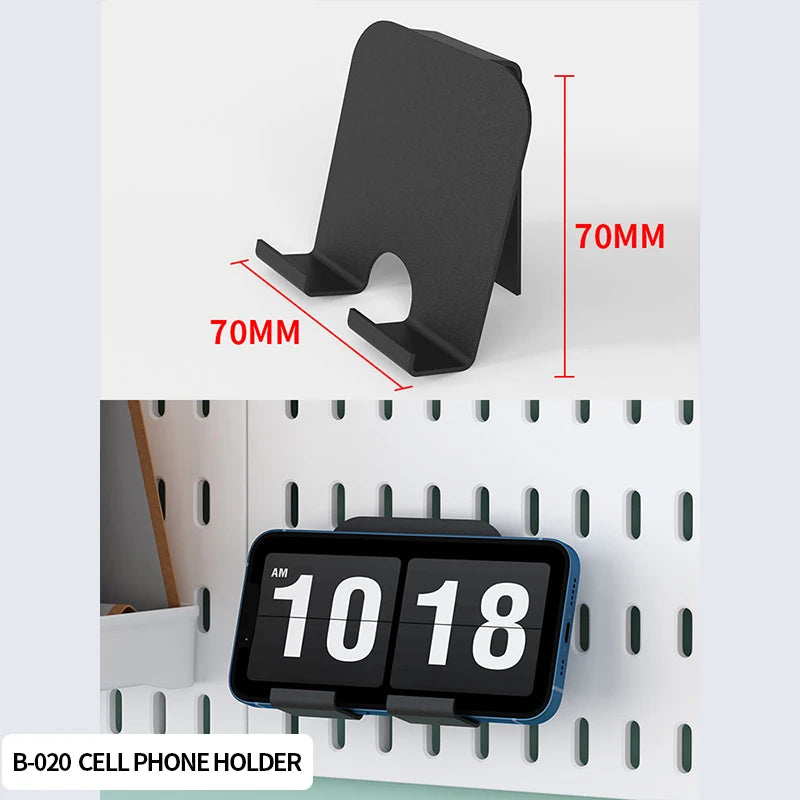 No-Drill Gaming Room Pegboard Wall Organizer – Controller, Headphone & Keyboard Storage Rack