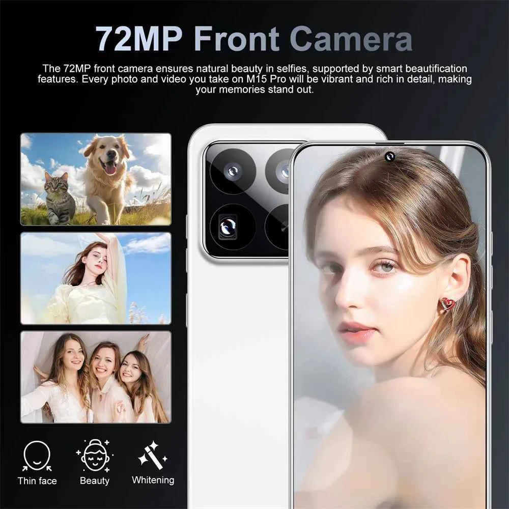 14T Pro Smartphone | 7.3" Full Display, 8000mAh, 108MP Camera, Android 15