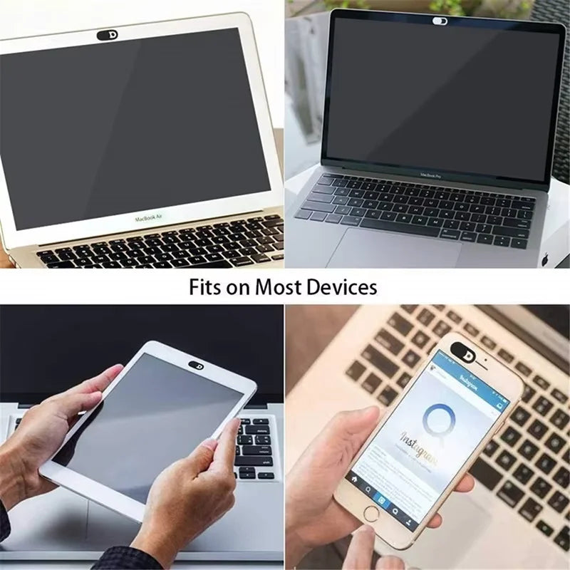 Sliding Webcam Privacy Cover – Laptop, Phone, iPad & MacBook Camera Blocker, Anti-Spy Lens Sticker