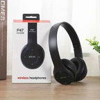 P47 Wireless Bluetooth Headphones – Foldable HiFi Bass Stereo with Microphone for Smartphones, TV & Gaming