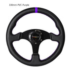 330mm Aluminium Racing Steering Wheel – 13" Flat Drift Simulation Universal Fit