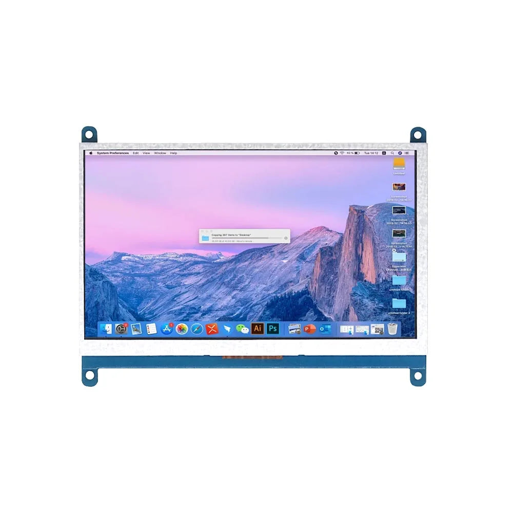 7" IPS Touchscreen HDMI Display for Raspberry Pi — 1024×600 | 5-Point Capacitive Touch | No Driver Needed
