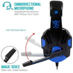 3.5mm Wired Gaming Headset with Microphone – 120° Adjustable, Bass Stereo for PS4, PS5, Xbox, PC & Laptop