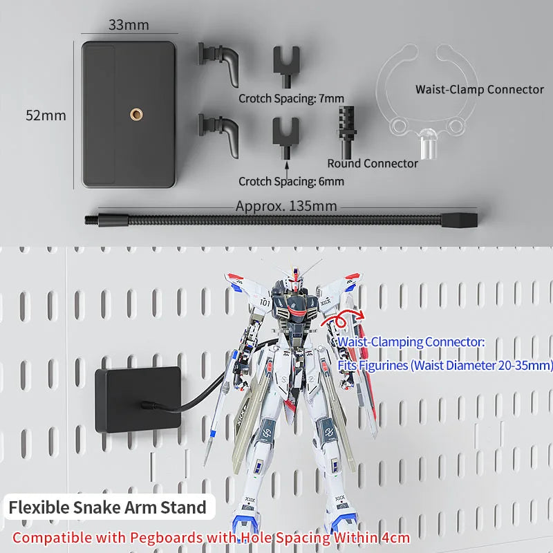 No-Drill Gaming Room Pegboard Wall Organizer – Controller, Headphone & Keyboard Storage Rack