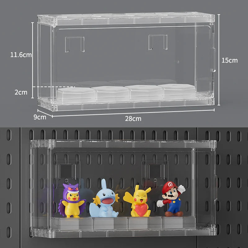 No-Drill Gaming Room Pegboard Wall Organizer – Controller, Headphone & Keyboard Storage Rack