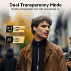 QCY MeloBuds Pro ANC Wireless Earbuds – 46dB Hybrid ANC, LDAC Hi-Res, Bluetooth 5.3, 6 Mic, 34H Playtime