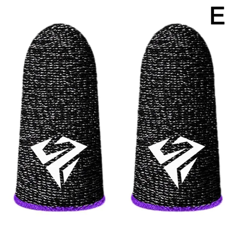 Esports Fingertip Sleeve Gloves – Kohlefaser Schweißfeste Anti-Rutsch Touchscreen-Fingerlinge für mobiles Gaming