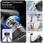 C22 AI Face Tracking Gimbal Stabiliser — 360° Rotation | Selfie Stick & Tripod | Phone & Camera