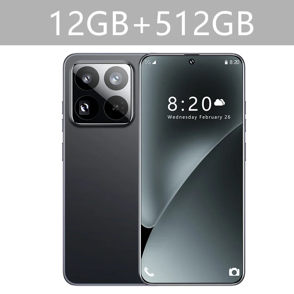 14T Pro Smartphone | 7.3" Full Display, 8000mAh, 108MP Camera, Android 15