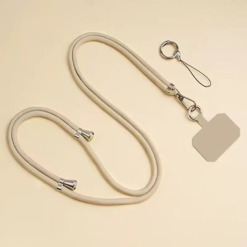 Universal Phone Lanyard Necklace Strap – Anti-Lost Crossbody Rope with Clip for All Smartphones