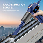 Wireless Car Vacuum Cleaner — 60W Handheld Mini Vacuum with HEPA Filter for Car, Home & Office