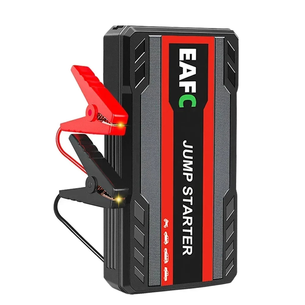 EAFC Car Jump Starter Power Bank – 600A 12V Auto Battery Booster with LED Light for Cars & Vehicles