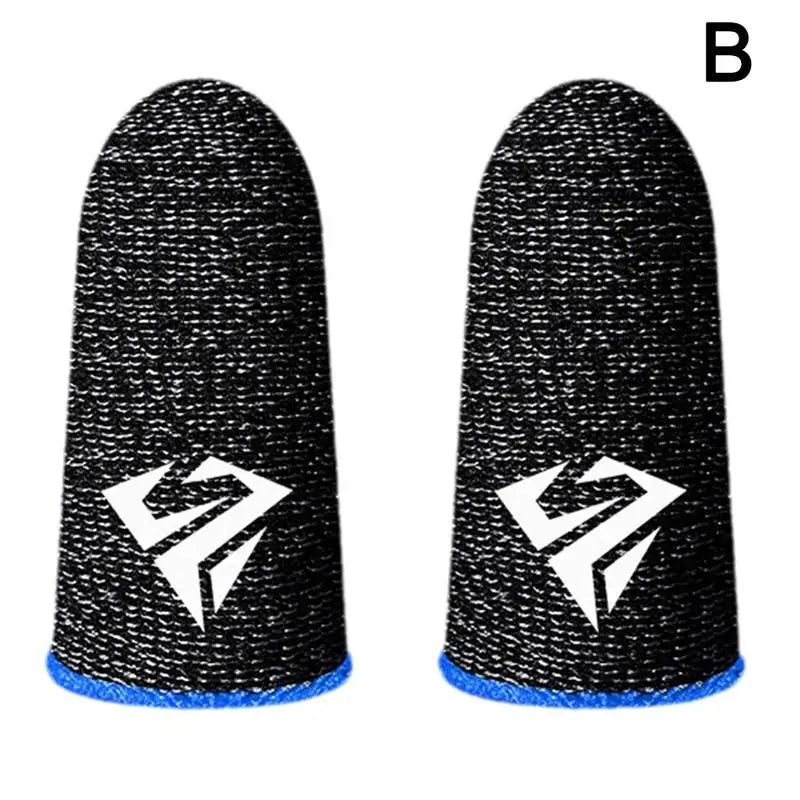 Esports Fingertip Sleeve Gloves – Kohlefaser Schweißfeste Anti-Rutsch Touchscreen-Fingerlinge für mobiles Gaming