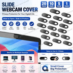 Sliding Webcam Privacy Cover – Laptop, Phone, iPad & MacBook Camera Blocker, Anti-Spy Lens Sticker