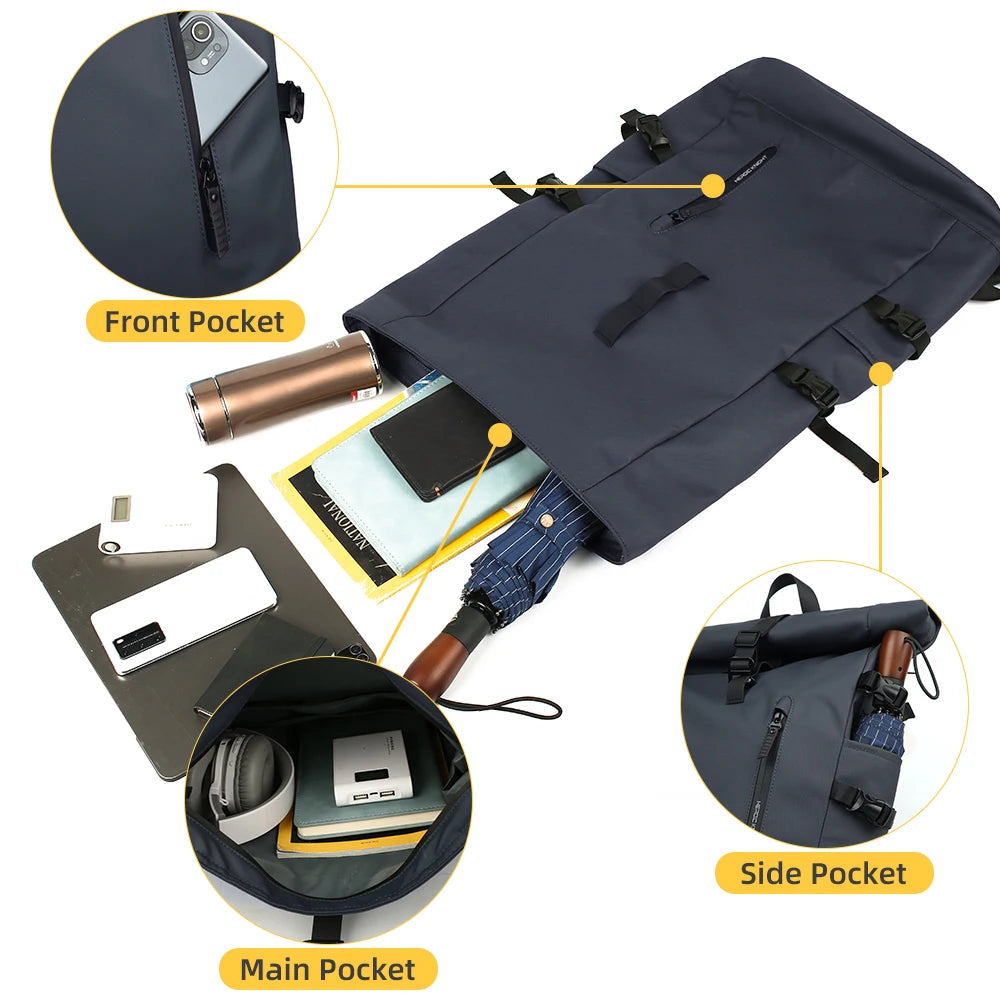 Anti-Theft Laptop Backpack 15.6" with USB Port – Waterproof Travel & Business Bag