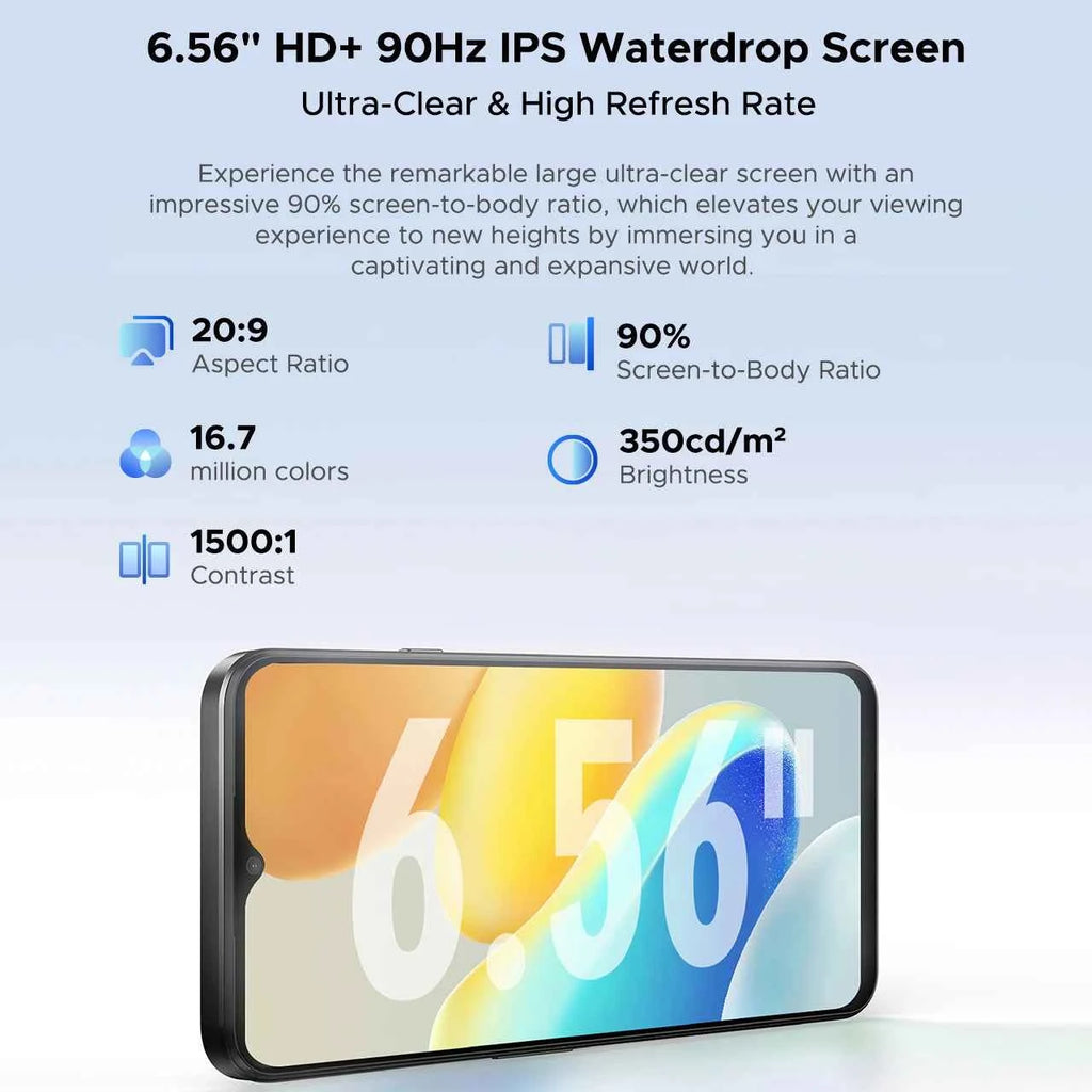 DOOGEE N55 Pro Smartphone | Android 14, 16GB RAM, 256GB, 6.56" 90Hz, NFC