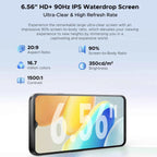 DOOGEE N55 Pro Smartphone | Android 14, 16GB RAM, 256GB, 6.56" 90Hz, NFC