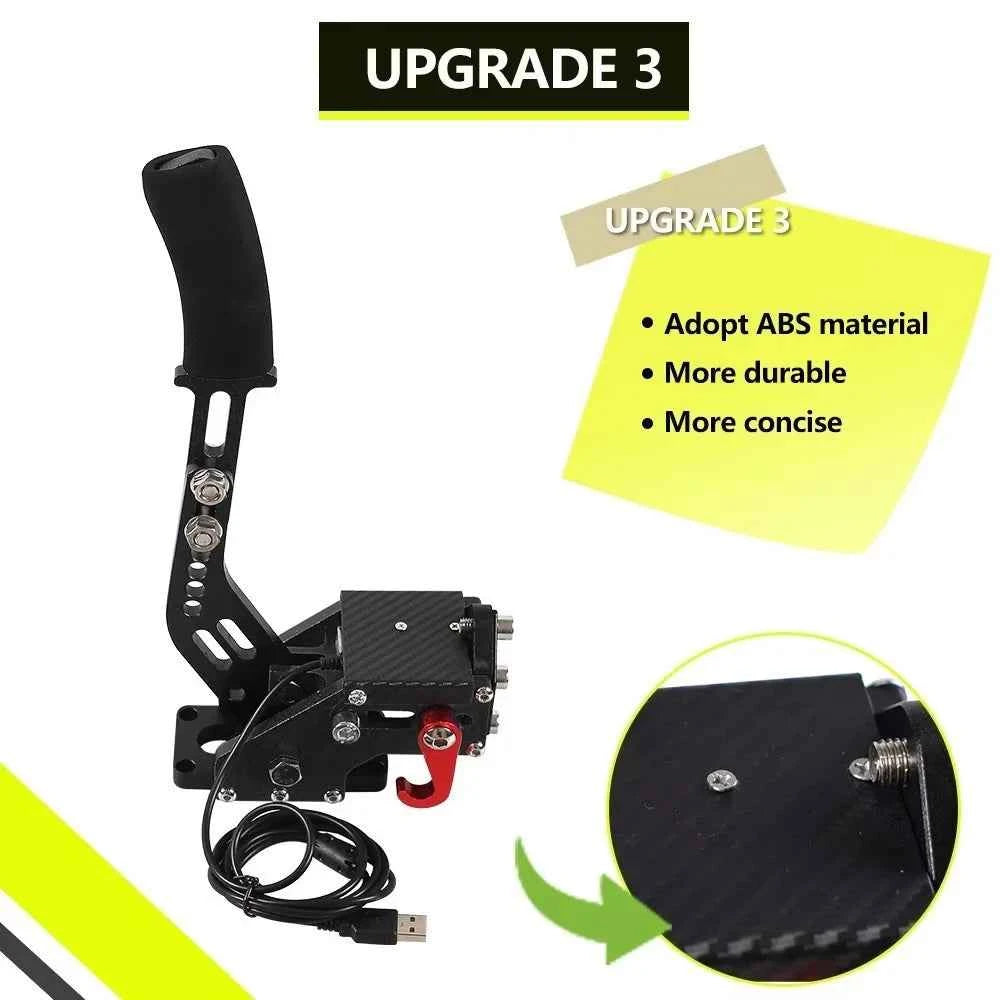 USB SIM Racing Handbrake for Logitech G25/G27/G29, T300, T500 – PC Compatible HB-1009