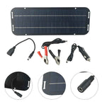 12V Solar Panel Trickle Battery Charger | IP65 for RV, Caravan, Boat & Car