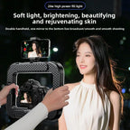 Portable Ring LED Selfie Light — Rabbit Cage Design | Live Streaming, Photography & Decoration