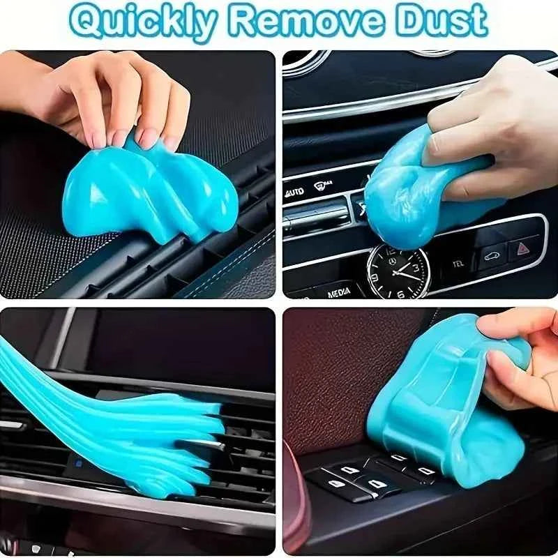 Car Interior Cleaning Gel — 70g Magic Slime Mud for Air Vents, Keyboards & Dust Removal