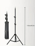 10" Ring Fill Light Kit — 110cm Adjustable Tripod & O-Clip | Live Streaming & Selfie Lighting
