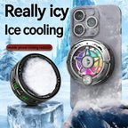 Rapuntek™ K20 Magnetic Phone Cooler – Semiconductor Cooling Fan with RGB Display for Mobile Gaming & Streaming
