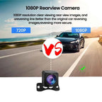 10-Inch Dual 1080P Car DVR Rearview Mirror – Touch Screen Front & Rear Night Vision Dash Cam