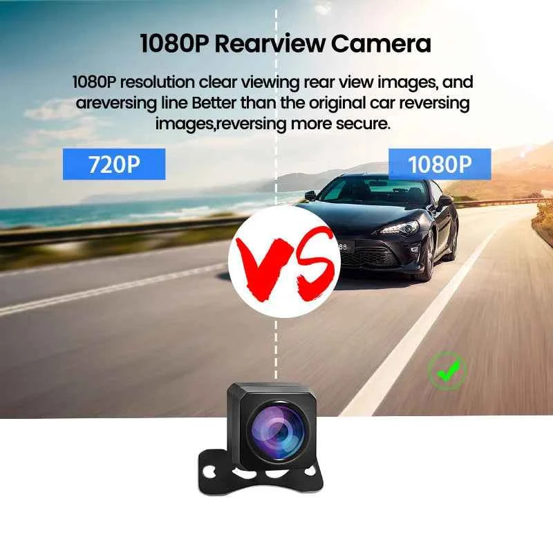 10-Inch Dual 1080P Car DVR Rearview Mirror – Touch Screen Front & Rear Night Vision Dash Cam