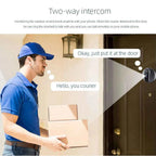 3MP Smart Life Tuya WiFi Video Doorbell Camera – 1080P, 5000mAh Battery, PIR Motion, IR Night Vision | Alexa Google