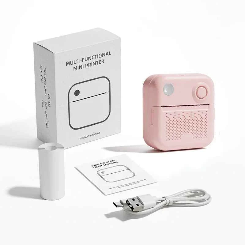 Dolewa D3 Mini Portable Thermal Printer — Bluetooth, Label & Photo Printing, No Ink Required