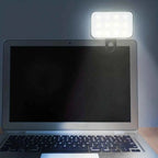 Portable Mini Selfie Fill Light – Rechargeable Clip-On LED with 3 Brightness Modes for Phone, Makeup & Video Calls