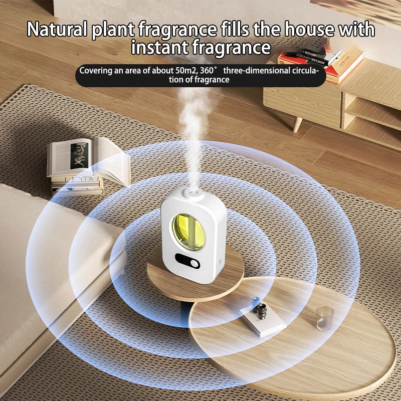 Rapuntek™ Automatic Aromatherapy Diffuser – Air Freshener & Essential Oil Dispenser for Bathroom, Toilet & Home
