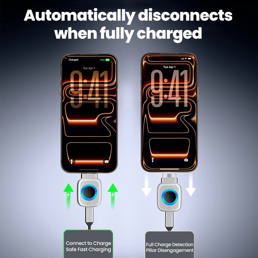 USB-C 140W Fast Charge Auto Cut-Off Adapter | Smart Full-Charge Disconnect