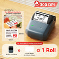 NIIMBOT B1 Portable Bluetooth Label Printer — 2-Inch Thermal Sticker Maker for Smartphones & PC