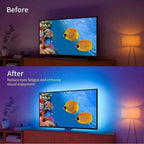 USB 5V RGB LED TV Backlight – App Control Flexible Ribbon Tape 5050 30 LEDs/m for TV, Bedroom & Room Decor