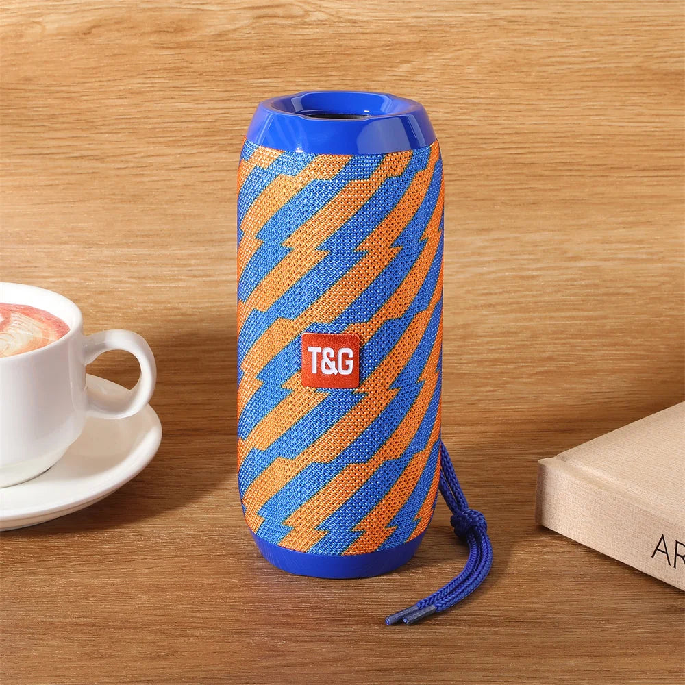 Portable Wireless Bluetooth Speaker – Subwoofer Bass, FM Radio, Hands-Free for Smartphones & Outdoor Use