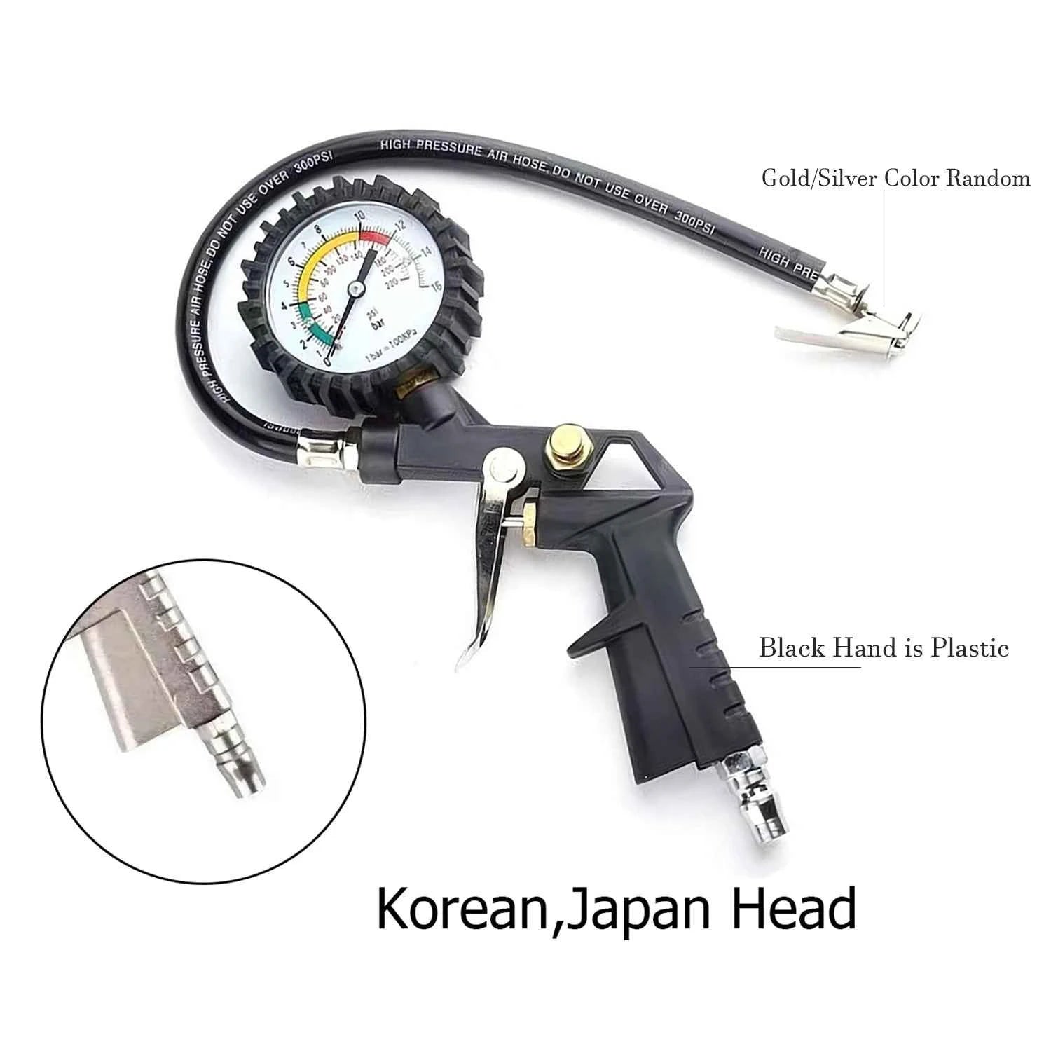 Tyre Pumping Gun Digital Pressure Gauge – Car TPMS Air Gauge Meter Manometer Monitor Tester for Tyres