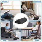 Memory Foam Under-Desk Footrest – Ergonomic Foot Stool for Office, Gaming & Home