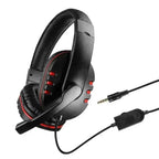 3.5mm Wired Gaming Headset for PS4 – Over-Ear Earphones with Microphone for PC & Chat